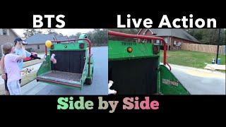 Sml Movie The Woodchipper Bts Live Action Side By Side
