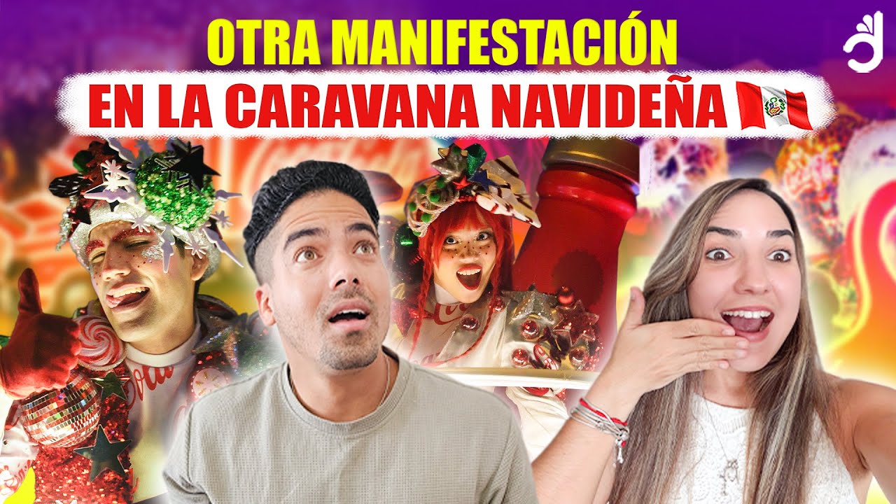 MANIFESTACIÓN en plena Caravana navideña de Coca-Cola. Nunca habíamos visto algo así