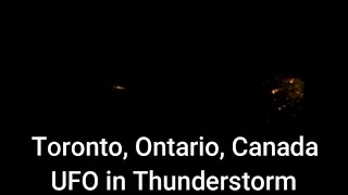 Unusual Flying Objects Caught in Thunderstorm Video