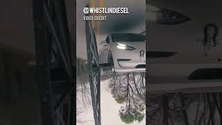 Tesla Driven UPSIDE DOWN ⬇️🚗 Wealth