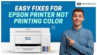 Epson Printer Not Printing Color? Easy Fix for Color Ink Issue | Printer Tales