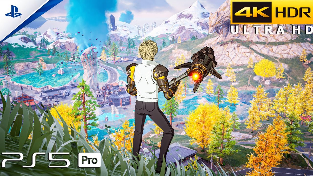 Fortnite (PS5 Pro) 4K 120FPS HDR Gameplay | Skin Genos (One-Punch Man)
