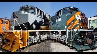 Union Pacific Heritage Units 1989 And 1983