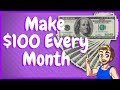 How To Make $100 PAYOUT Every Month On Twitch!