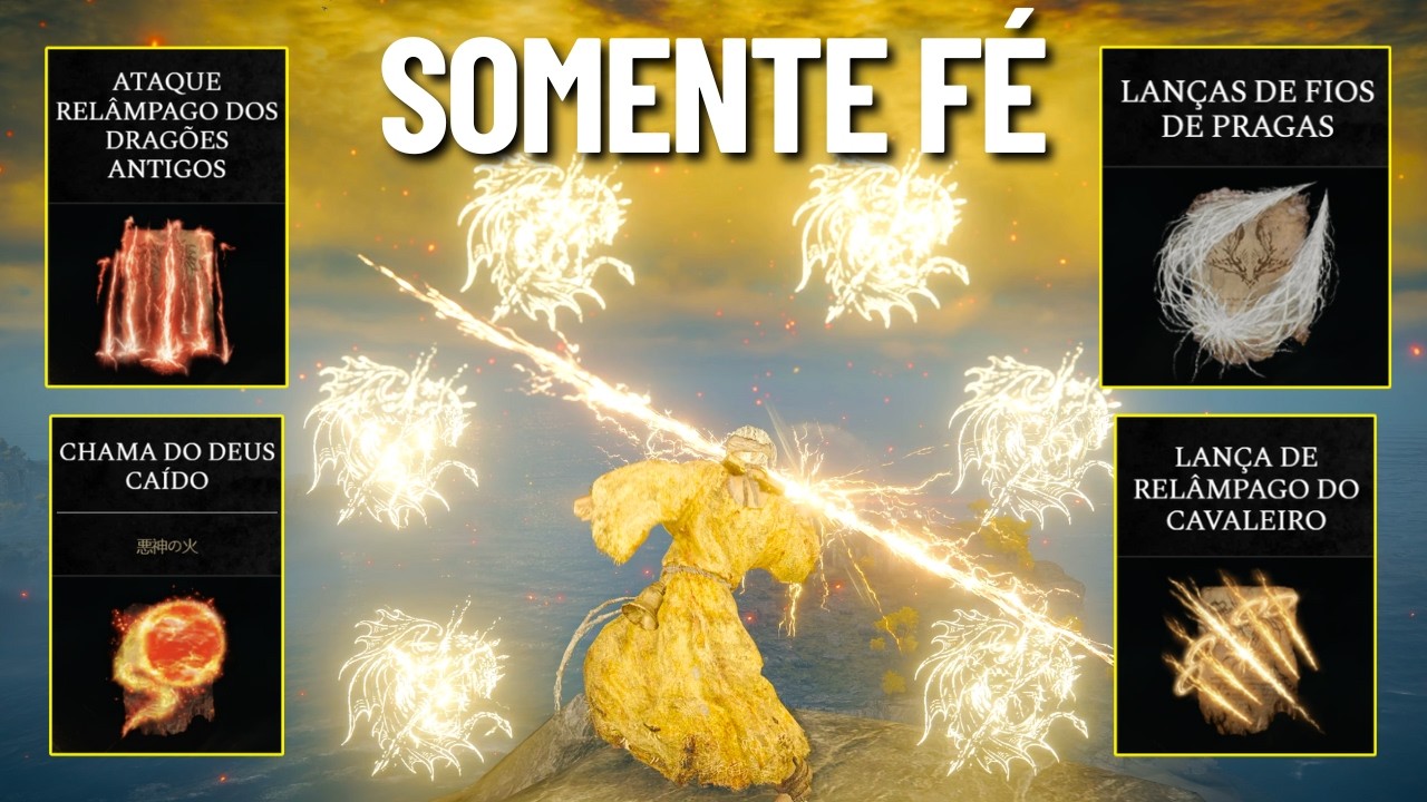 Elden Ring, mas só posso upar FÉ