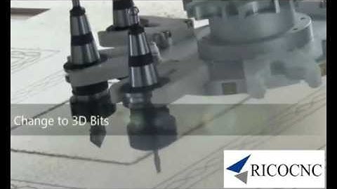 Carousel Auto Tool Changer CNC Router Changing Different Tools for Woodworking