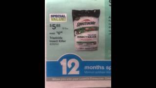Weed killer $2.88 @ Lowe's with coupon