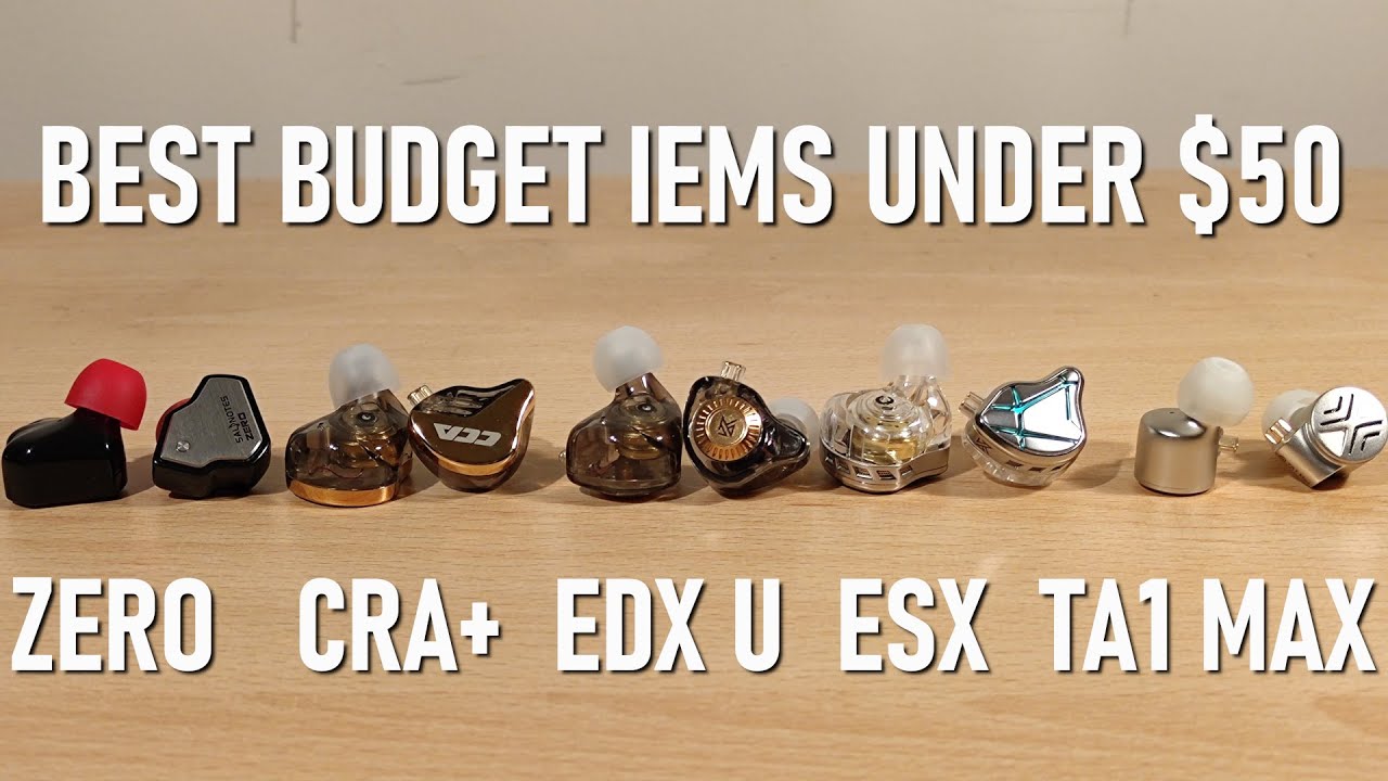 Best Budget IEM Under 50 Feat 7hz Blon KZ CCA and TRN YouTube