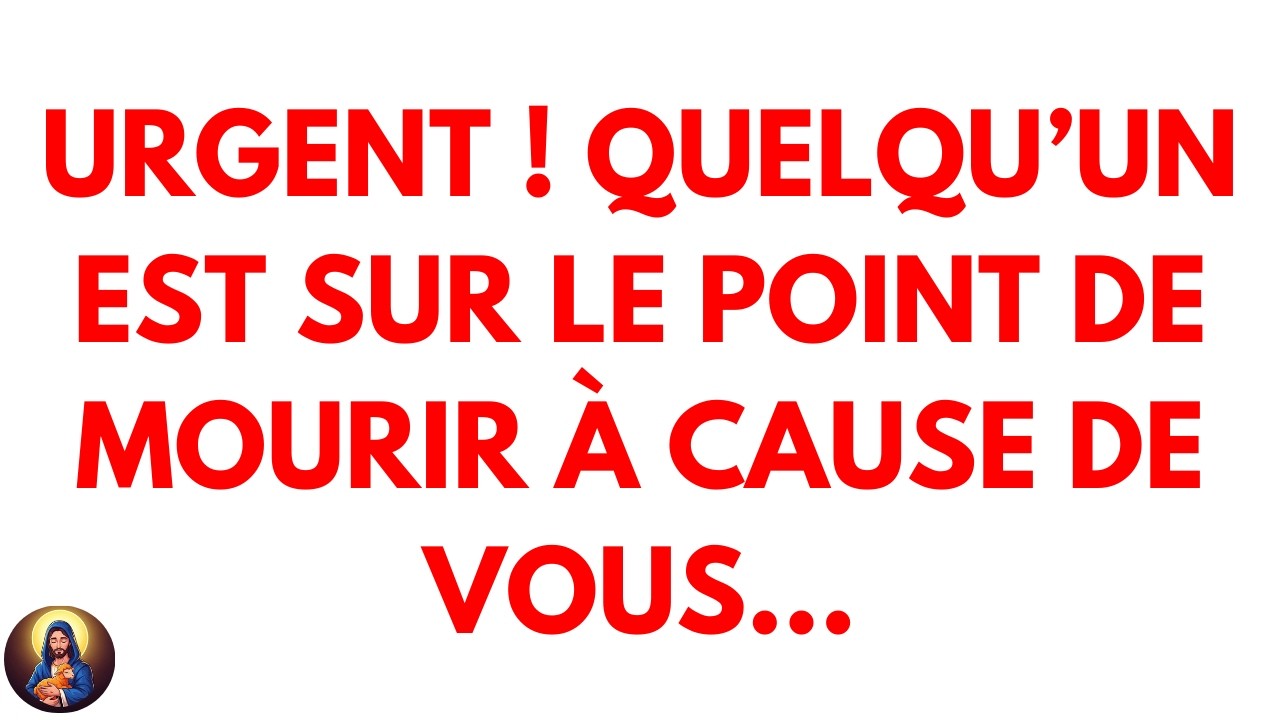 🚨Urgent ! Quelqu’un est sur le point de mourir à cause de vous…