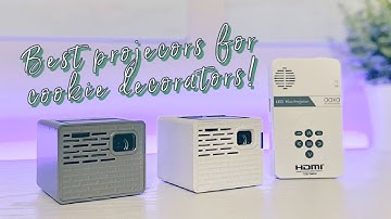 Using a pico projector to decorate cookies! | Projector Comparison | Reviews and recommendations!