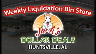 JACK'S DOLLAR DEALS HUNTSVILLE BIN STORE $5 FRIDAY SNEAK PEEK VIDEO 04-08-22! CRAZY BIN  DEALS!