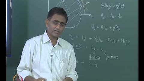 Mod-01 Lec-31 Modelling of Salient Pole Synchronous Machines - I