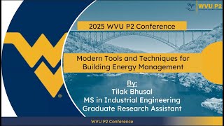 Smart Building Energy Management – WVU P2 Conference 2025