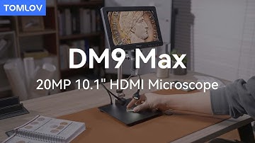 TOMLOV DM9 Max Digital Microscope for Error Coins with Screen