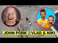 DROHNE überwacht JOHN PORK Mit VLAD UND NIKI In REAL LIFE Um 3 UHR Mittags