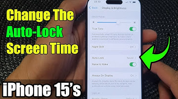 iPhone 15/15 Pro Max: How to Change The Auto-Lock Screen Time