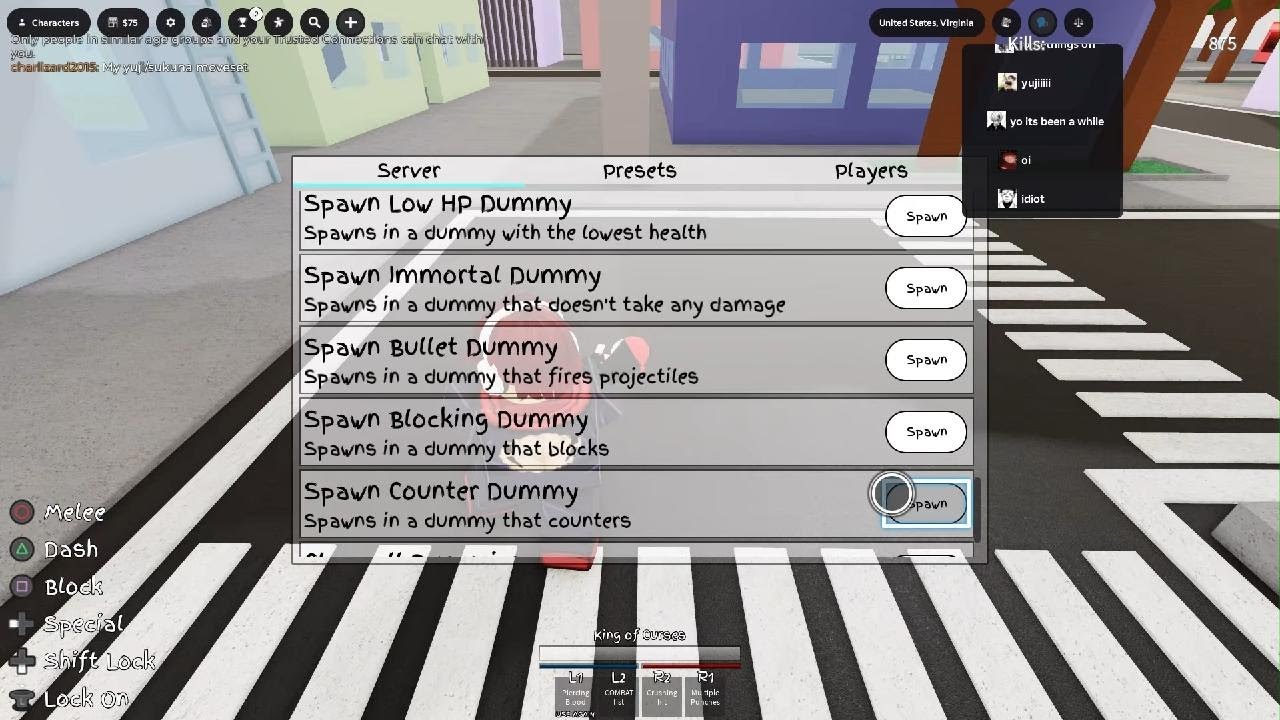 My yuji/sukuna moveset!