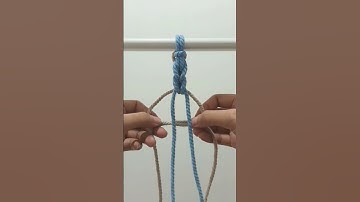 Endless falls braid #macrameknots #macrametutorial #diy