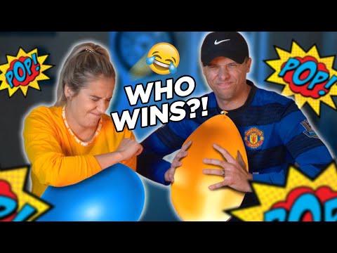 BALLOON POP CHALLENGE | NO HANDS!  😂🎈💥