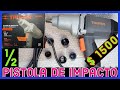 Pistola De Impacto Eléctrica 1/2" TRUPER 127v 162 lb de TORQUE