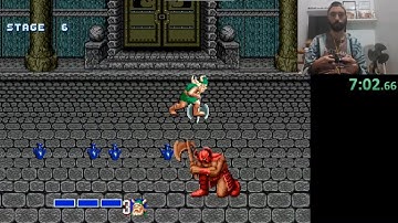 Golden Axe (Mega Drive) - Gilius Thunderhead - Speedrun 9:19