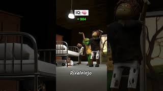 Low vs High IQ Different People Using Sound against Zombies🤫|#shorts #memes#edit#funny#zombie#viral