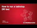 How to run a tabletop DR test