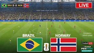 🔴Brazil vs Norway Live, FIFA World Cup 2026 | Football Full Match Live Stream, Simulation Video Game 🔴Brazil vs Norway Live, FIFA World Cup 2026 | Football Full Match Live Stream, Simulation Video Game