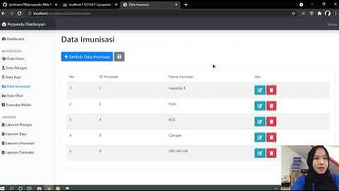 Presentasi Web Programming III Kelompok 7 Tema Posyandu