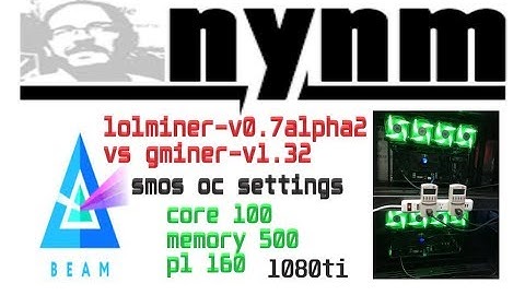LOLMINER VS GMINER (BEAM)