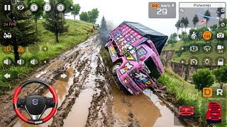 Truk Oleng Isuzu Giga Turun Gunung Hilang Kendali | Mod Bus Simulator Indonesia screenshot 2