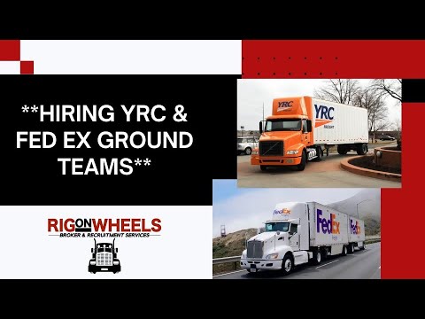 DO YOU WANT TO MAKE UPTO $2400 WEEKLY? | YRC FREIGHT TEAMS