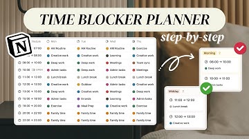 Build a Notion Time Blocker for Maximum Productivity + Free Template | Best Tutorial for Beginners