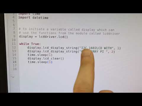 How to display data of Raspberry Pi with I2C