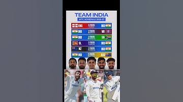 India ka WTC 2025-27 Ka Full Schedule OUT – Kya Jeetenge Iss Baar Trophy? #wtcfinal #shubmangill