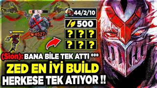 1 ULTİ = 3 KİLL ZED !! 44 KİLL EFSANE ZED VİDEOSU !!