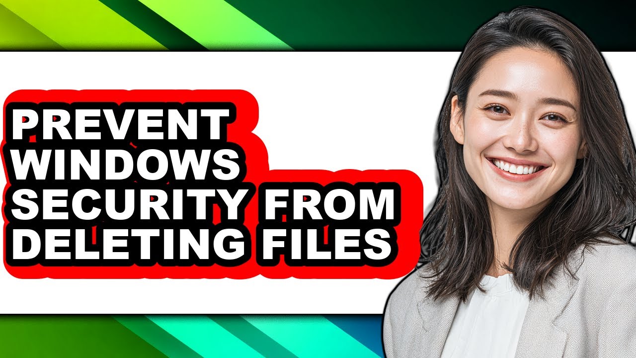 How to Prevent Windows Security from Deleting Files (easy Method) - YouTube