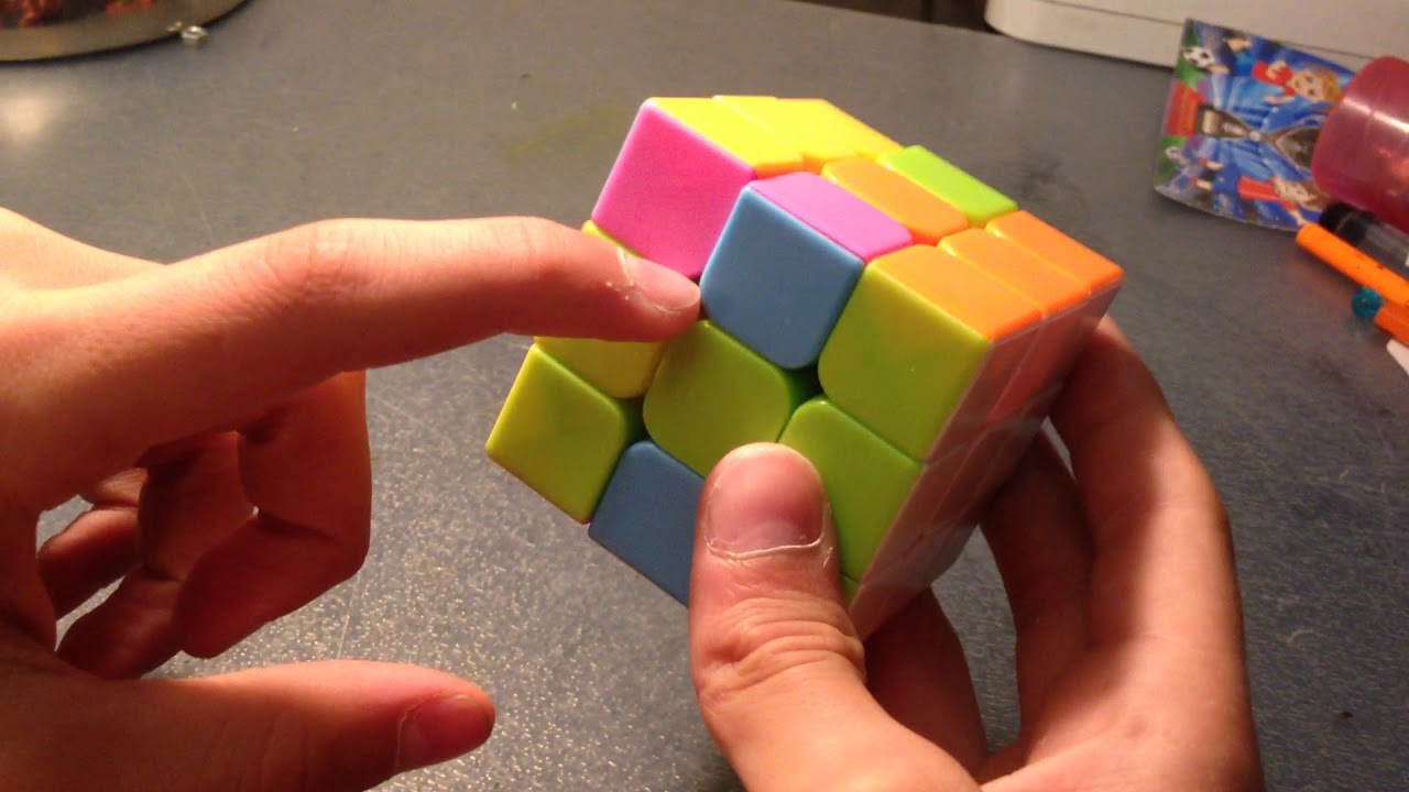 Como hacer un cubo de rubik 3x3 desecho