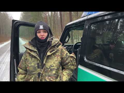 Patrol mobilny z Placówki Straży Granicznej w Dubiczach Cerkiewnych