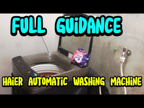 How Haier Automatic Washing Machine Works