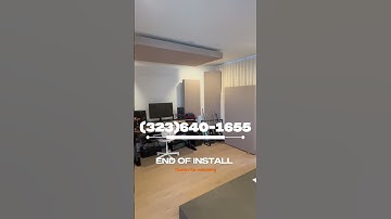 Recording Studio Install Done with 14 of our 4” & Triangle Plaza Bass Traps, Clouds,Gobos Curtains!