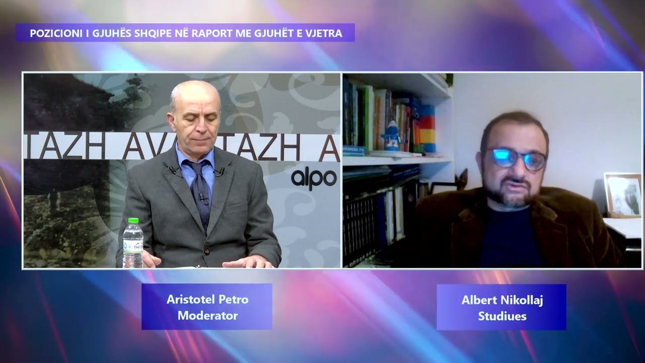 Avantazh - Pozicioni i gjuhes shqipe ne raport me gjuhet e vjetra - Albert Nikollaj  Aristotel Petro