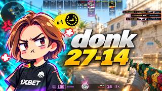 donk's FIRST GAME After ESL Pro League! 😡 27 KILLS | CS2 POV   COMMS