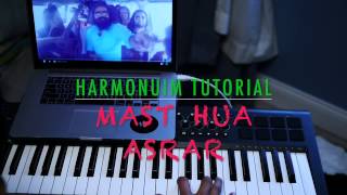 Video thumbnail of "Mast Hua - Asrar | Melody and Cords Tutorial"