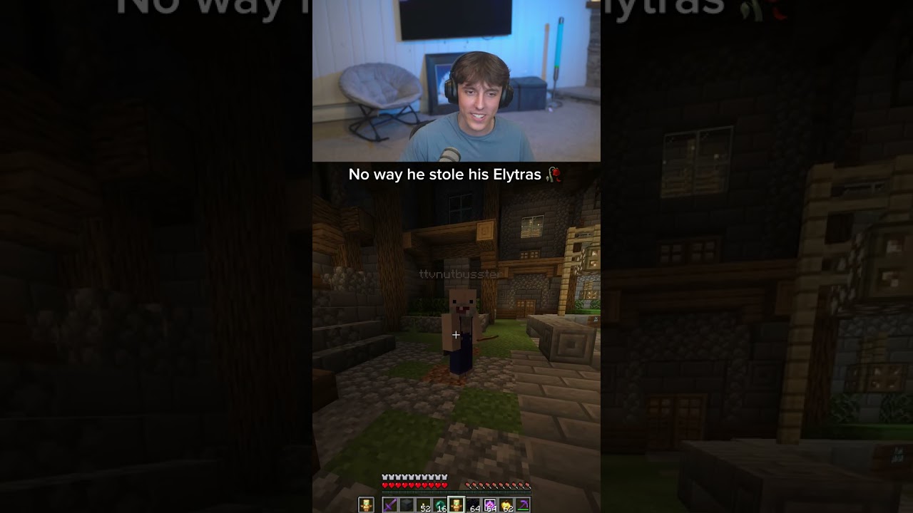 No way he stole the Elytras...