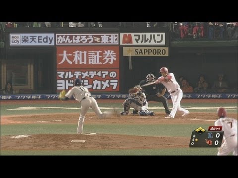 楽天・牧田、決勝点への貴重な犠牲フライ 5月9日 楽天-西武