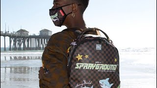 Sprayground Sunday's WTF Shark Backpack && Mask