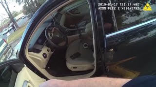 Video shows barefoot toddler walk toward armed police with her hands up