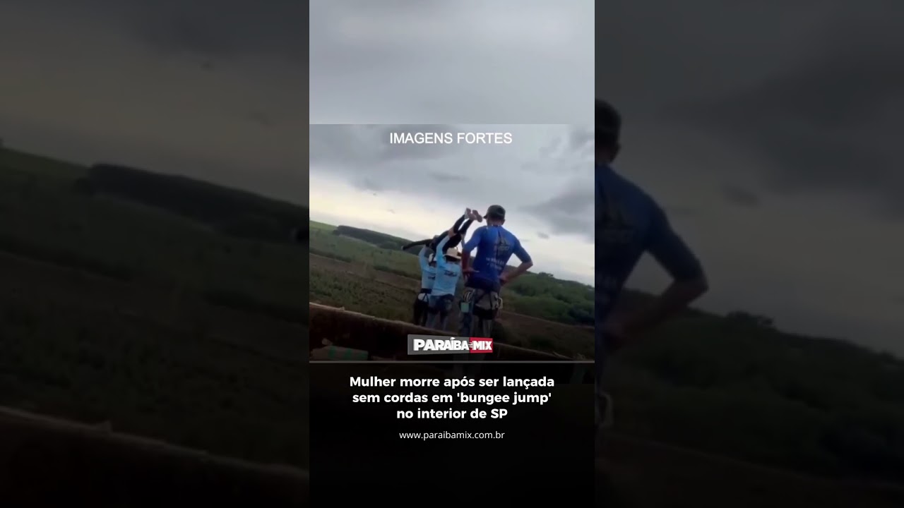 Mulher morre após ser lançada sem cordas em 'bungee jump'no interior de SP