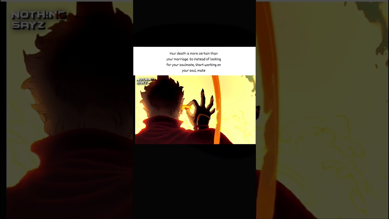 Start working at yourself